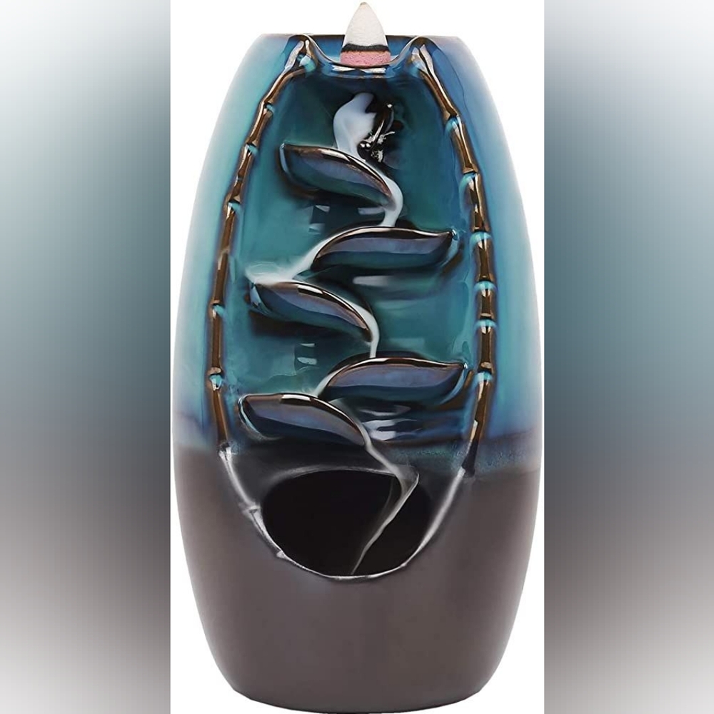 Ceramic Backflow Incense Holder Waterfall Incense Burner
